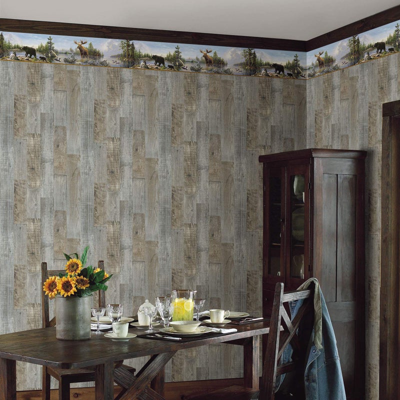 Chesapeake HTM48541B Frida Blue Lake Portrait Wallpaper Border - Image 2